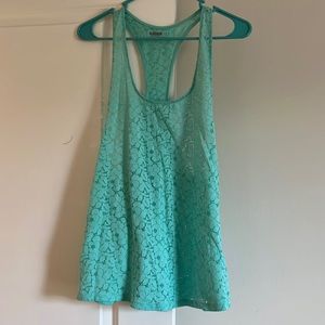 Teal tank top
